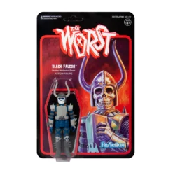 Super7 The Worst ReAction Figure - Black Falcon Wide Release Color