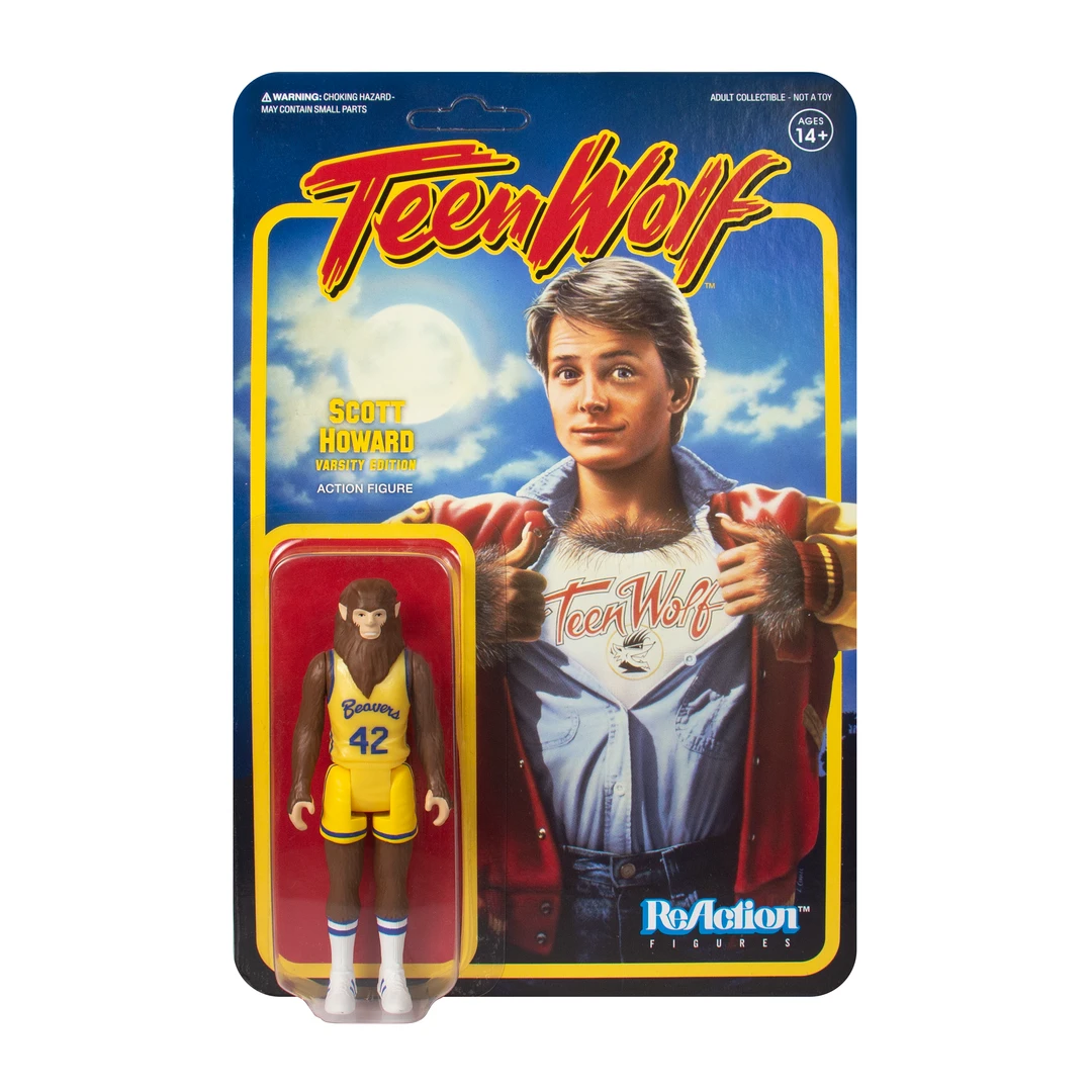 Super7 Movies & TV Teen Wolf ReAction Figure -Teen Wolf Basketball 3 Super7 Movies & TV Teen Wolf ReAction Figure -Teen Wolf Basketball