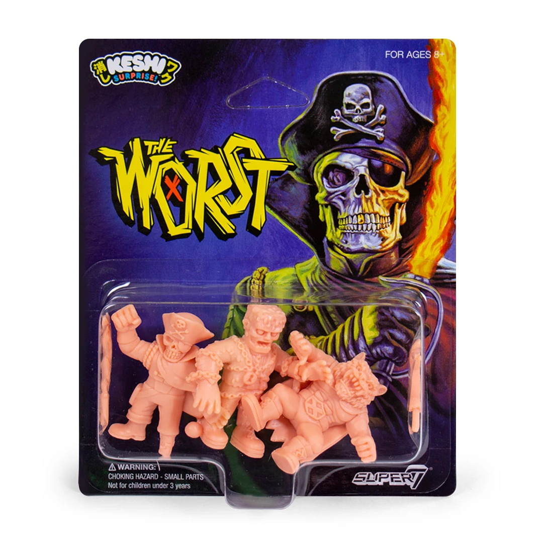 Super7 The Worst Keshi Pack A - Red Tiger, Captain Deadstar, Frankenghost 3 Super7 The Worst Keshi Pack A - Red Tiger, Captain Deadstar, Frankenghost