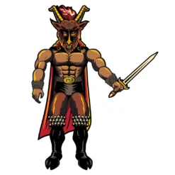 Super7 Heavy Metal Slayer Paper People - Minotaur