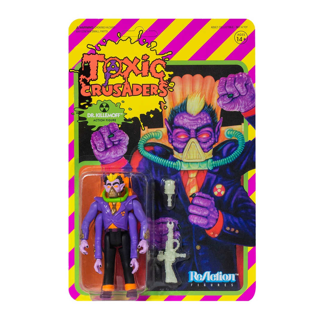 Super7 Toxic Crusaders ReAction Figure - Dr. Killemoff 3 Super7 Toxic Crusaders ReAction Figure - Dr. Killemoff