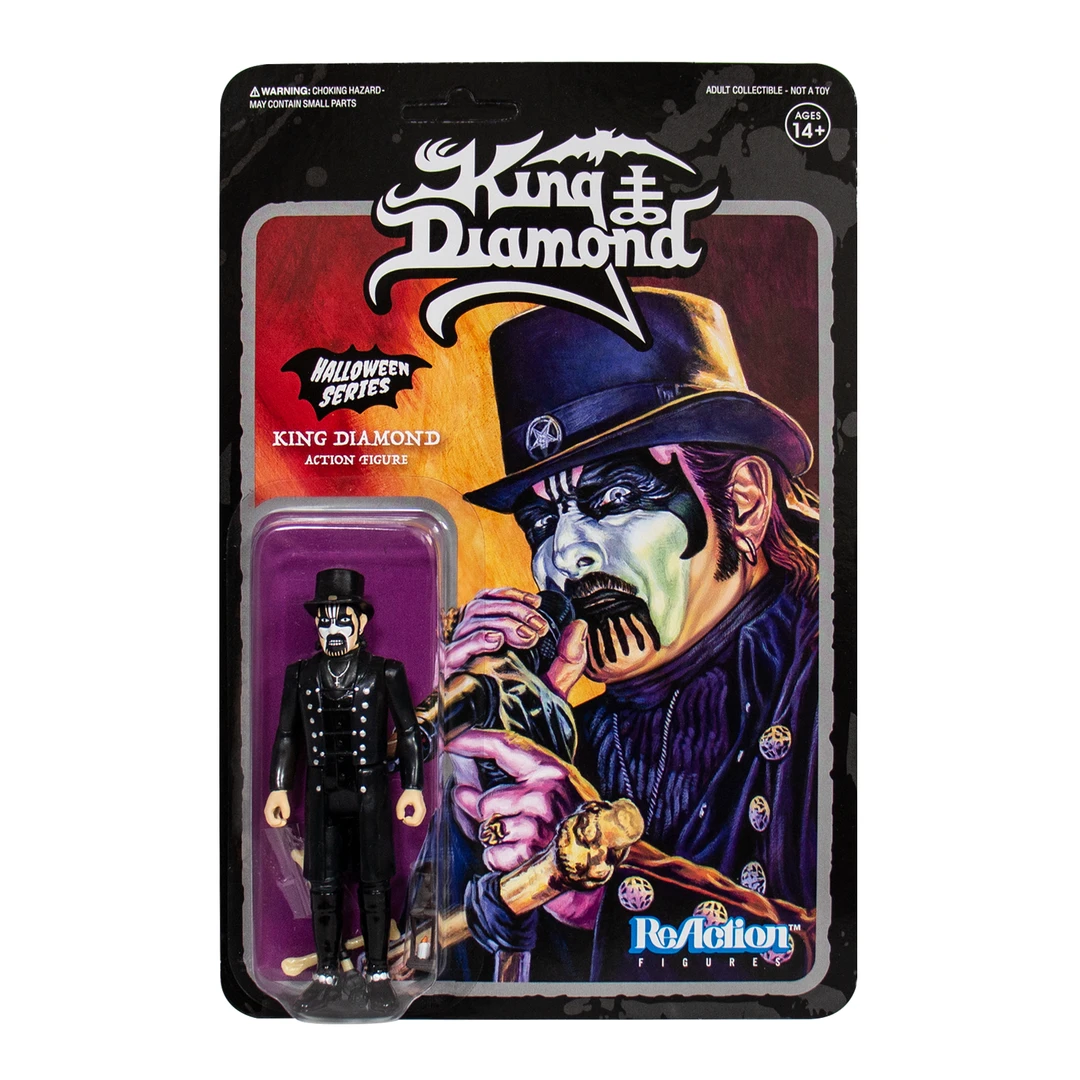 Super7 King Diamond ReAction Figure - King Diamond Top Hat Music 3 Super7 King Diamond ReAction Figure - King Diamond Top Hat Music