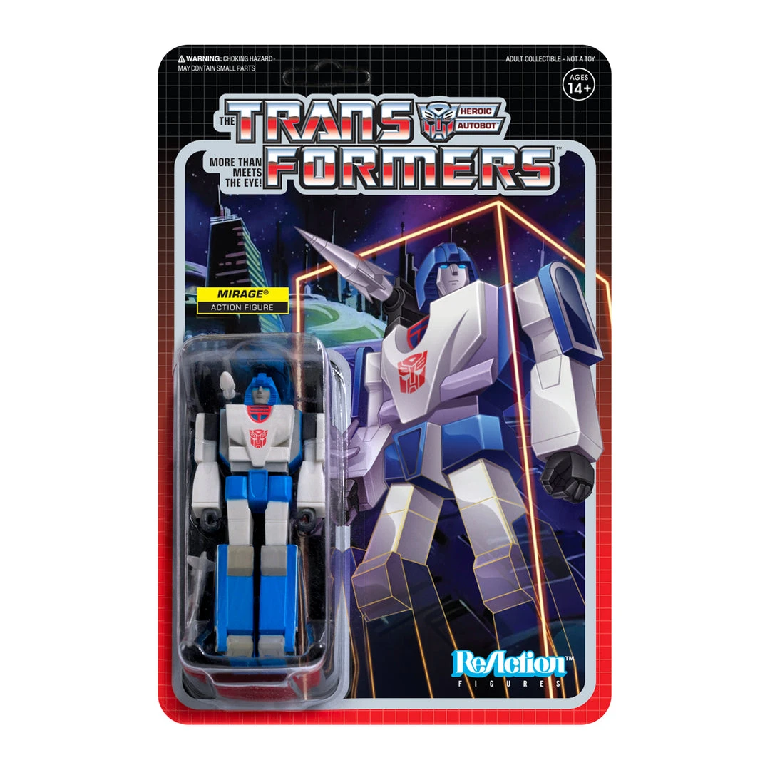 Super7 Movies & TV Transformers ReAction Wave 2 - Mirage 3 Super7 Movies & TV Transformers ReAction Wave 2 - Mirage