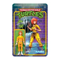 Super7 Teenage Mutant Ninja Turtles ReAction Figure Wave 2 - April ONeil Movies & TV