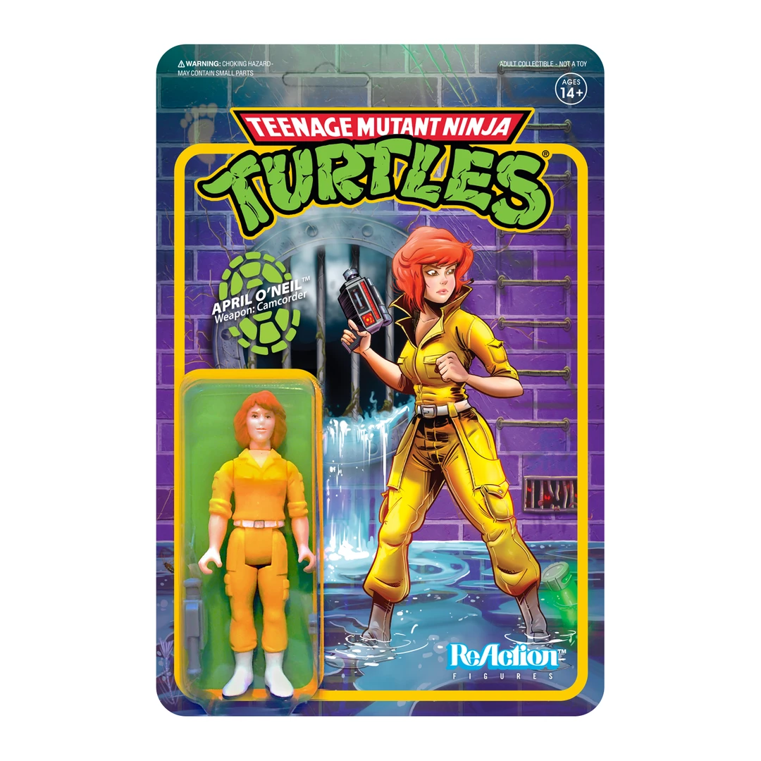 Super7 Teenage Mutant Ninja Turtles ReAction Figure Wave 2 - April ONeil Movies & TV 3 Super7 Teenage Mutant Ninja Turtles ReAction Figure Wave 2 - April ONeil Movies & TV