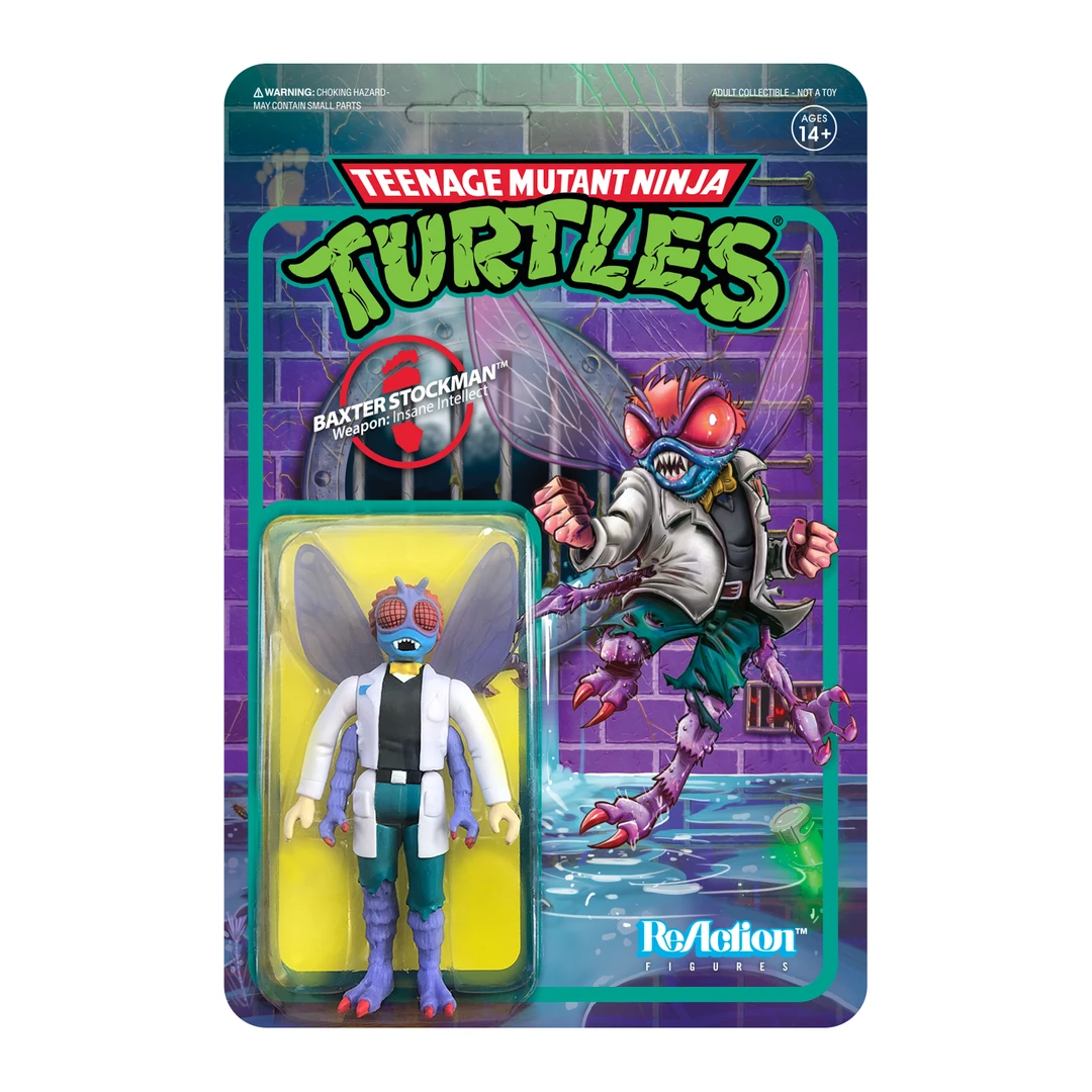 Super7 Teenage Mutant Ninja Turtles ReAction Figure Wave 2 - Baxter Stockman 3 Super7 Teenage Mutant Ninja Turtles ReAction Figure Wave 2 - Baxter Stockman