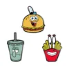 Super7 SpongeBob SquarePants - Krusty Krab Meal Pin Set Movies & TV 1 Super7 SpongeBob SquarePants - Krusty Krab Meal Pin Set Movies & TV