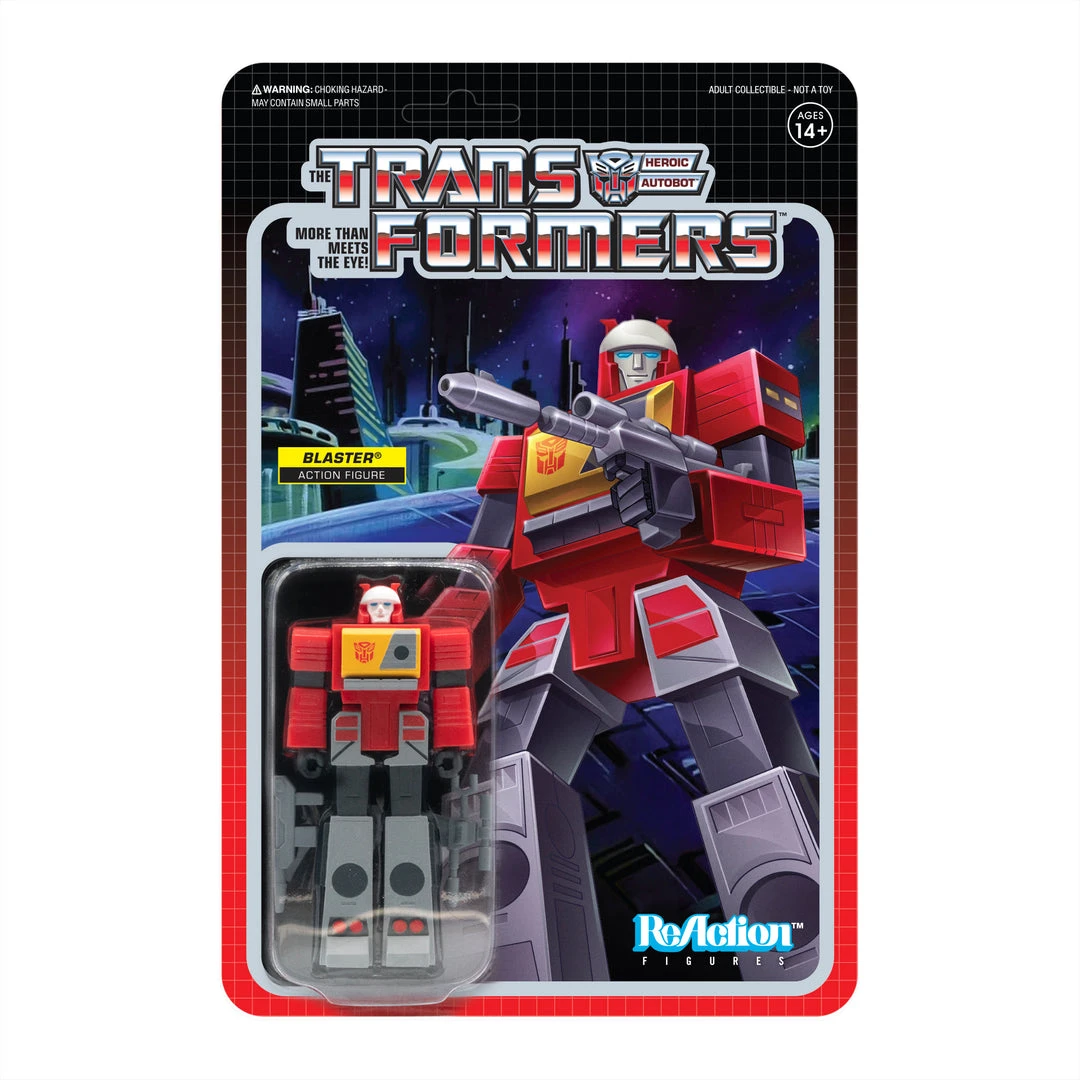Super7 Transformers ReAction Figure Wave 3 - Blaster 3 Super7 Transformers ReAction Figure Wave 3 - Blaster
