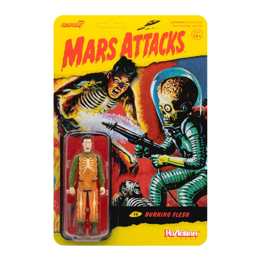 Super7 Mars Attacks ReAction Figure - Burning Flesh 3 Super7 Mars Attacks ReAction Figure - Burning Flesh
