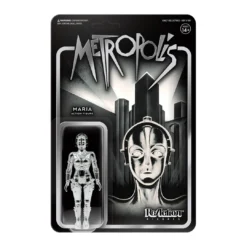 Super7 Metropolis ReAction Figure - Maria (Vac Metal Silver) Movies & TV