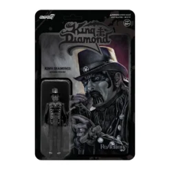 Super7 King Diamond ReAction Figure - Top Hat (Midnight Black Metal)