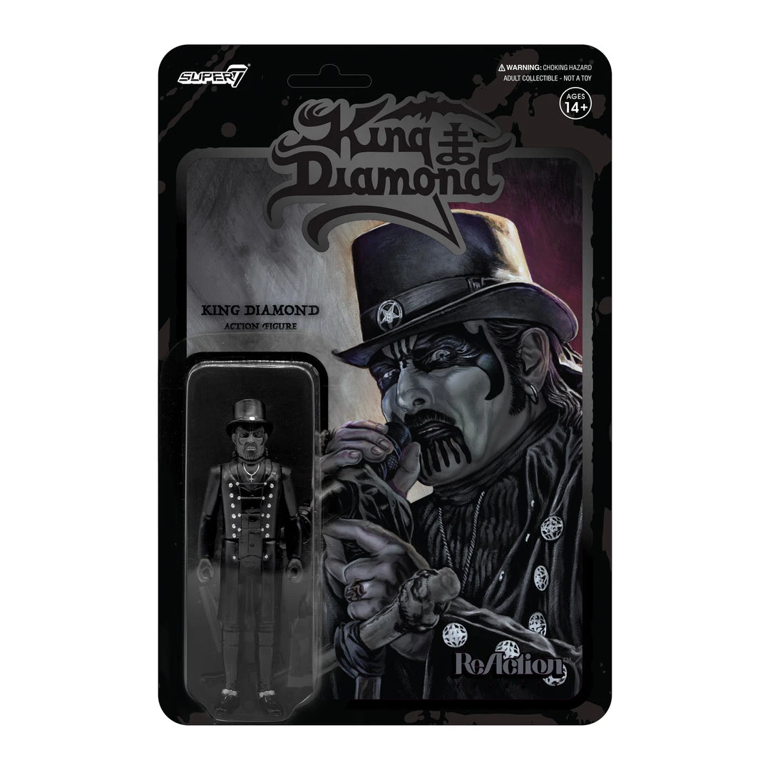 Super7 King Diamond ReAction Figure - Top Hat (Midnight Black Metal) 3 Super7 King Diamond ReAction Figure - Top Hat (Midnight Black Metal)