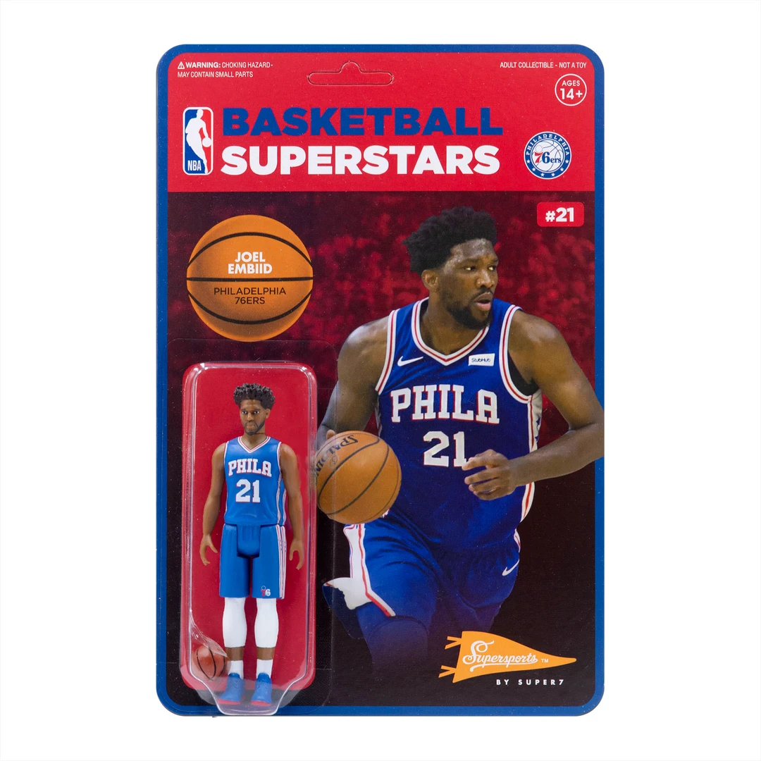 Super7 NBA Supersports Figure - Joel Embiid (76ers) 3 Super7 NBA Supersports Figure - Joel Embiid (76ers)