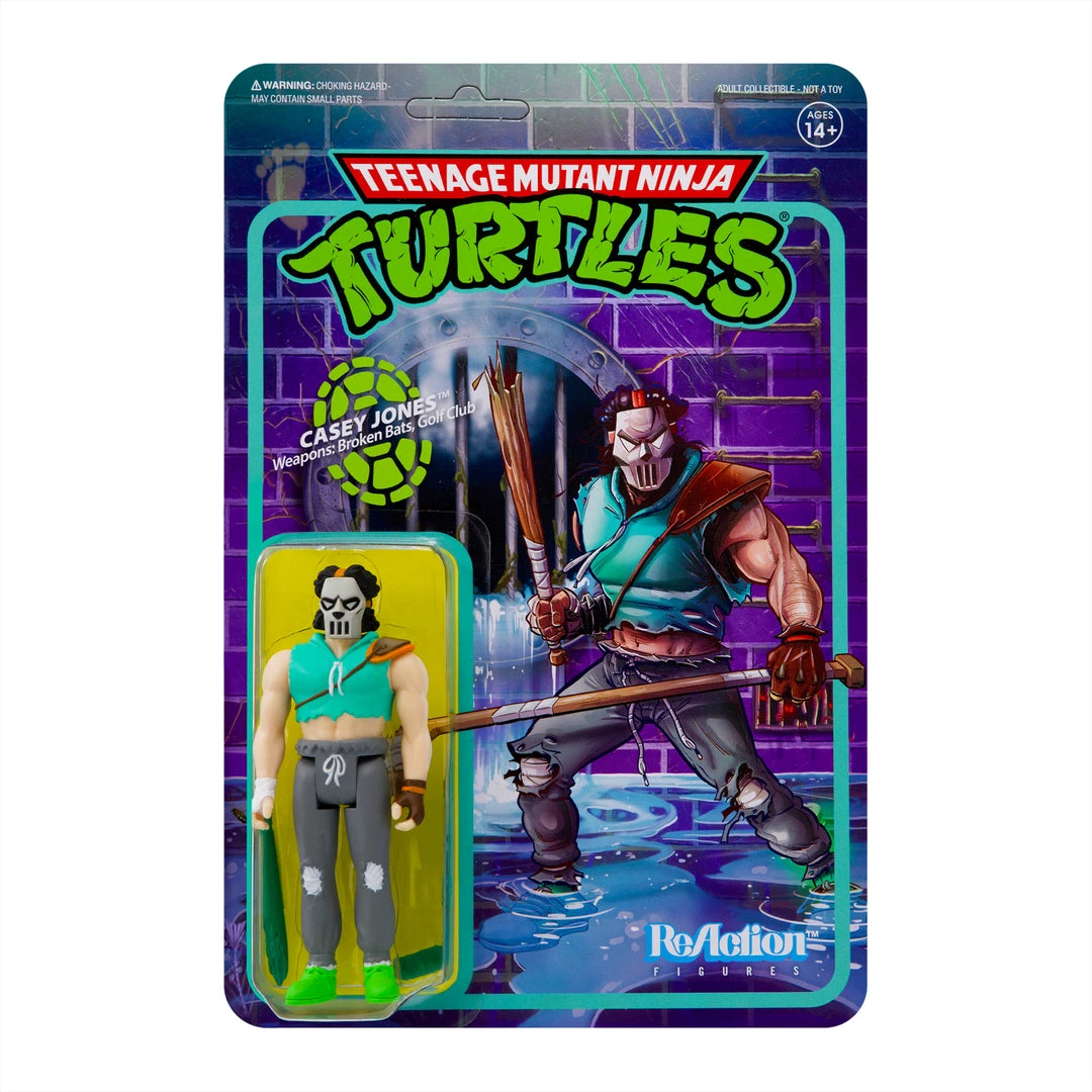 Super7 Teenage Mutant Ninja Turtles ReAction Figures Wave 3 - Casey Jones 3 Super7 Teenage Mutant Ninja Turtles ReAction Figures Wave 3 - Casey Jones