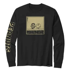 Super7 Peanuts T-Shirt - Franklin & Charlie Brown Long Sleeve