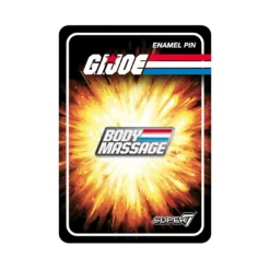 Super7 G.I. Joe Enamel Pin - Body Massage PSA Movies & TV