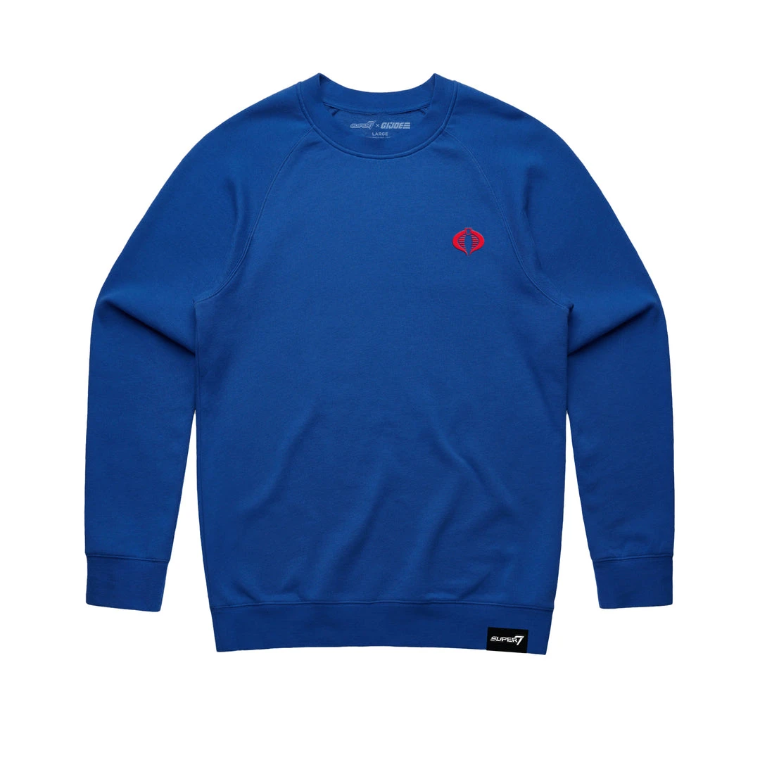 Super7 G.I. Joe - Cobra Logo Embroidered Crewneck Fleece Movies & TV 3 Super7 G.I. Joe - Cobra Logo Embroidered Crewneck Fleece Movies & TV
