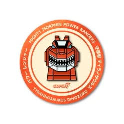 Super7 Mighty Morphin Power Rangers Enamel Pin - T-Rex Zord