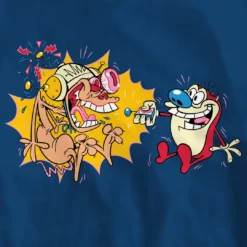 Super7 Ren & Stimpy T-Shirt - Happy Happy, Joy Joy