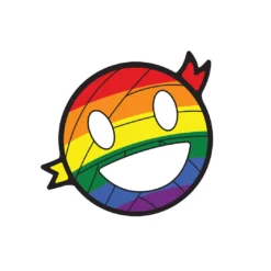 Super7 Die Cut Sticker - Rainbow Mummy Boy