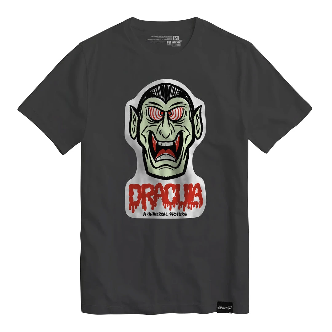 Super7 Universal Monsters T-Shirt - FreakyFaces Dracula 3 Super7 Universal Monsters T-Shirt - FreakyFaces Dracula