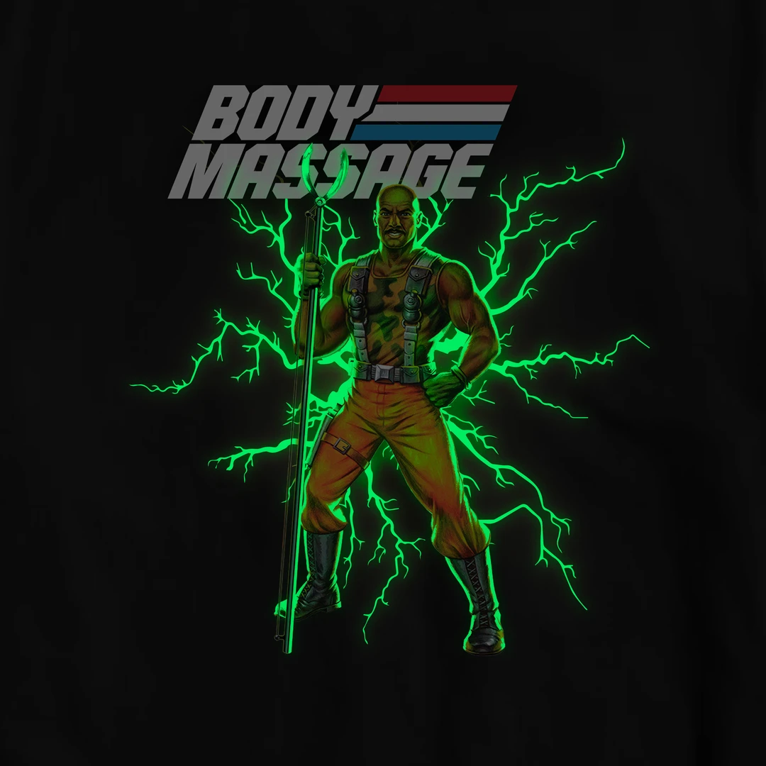 Super7 G.I. Joe T-Shirt - Body Massage PSA Movies & TV 4 Super7 G.I. Joe T-Shirt - Body Massage PSA Movies & TV