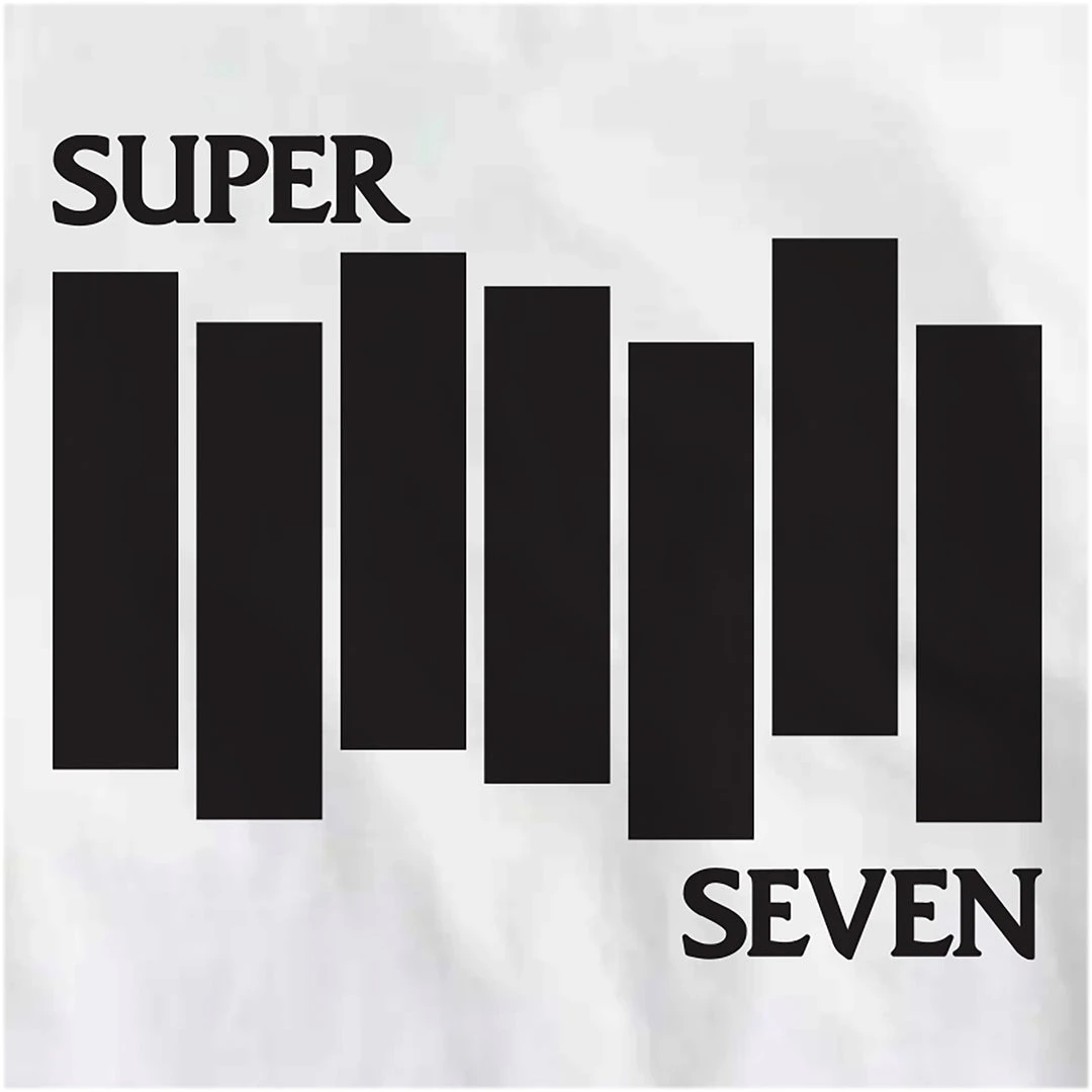 Super7 T-Shirt - Flag (White) 4 Super7 T-Shirt - Flag (White)