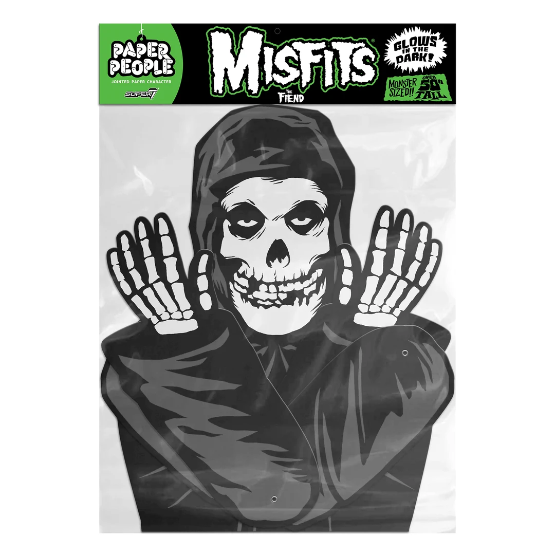 Super7 Music Misfits Paper People - Fiend (Black) 3 Super7 Music Misfits Paper People - Fiend (Black)
