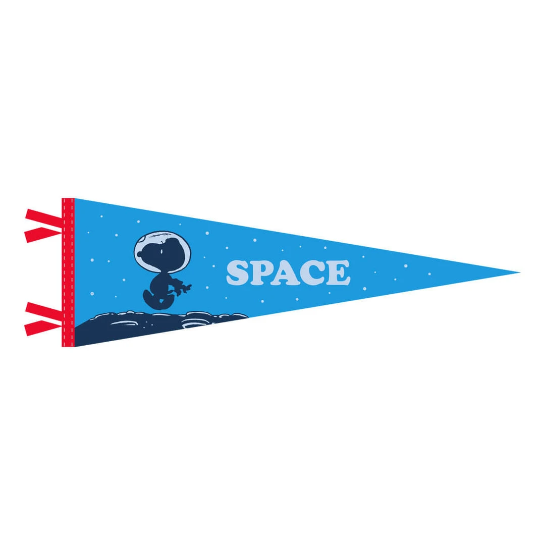 Super7 Peanuts Pennant - Snoopy Space 3 Super7 Peanuts Pennant - Snoopy Space