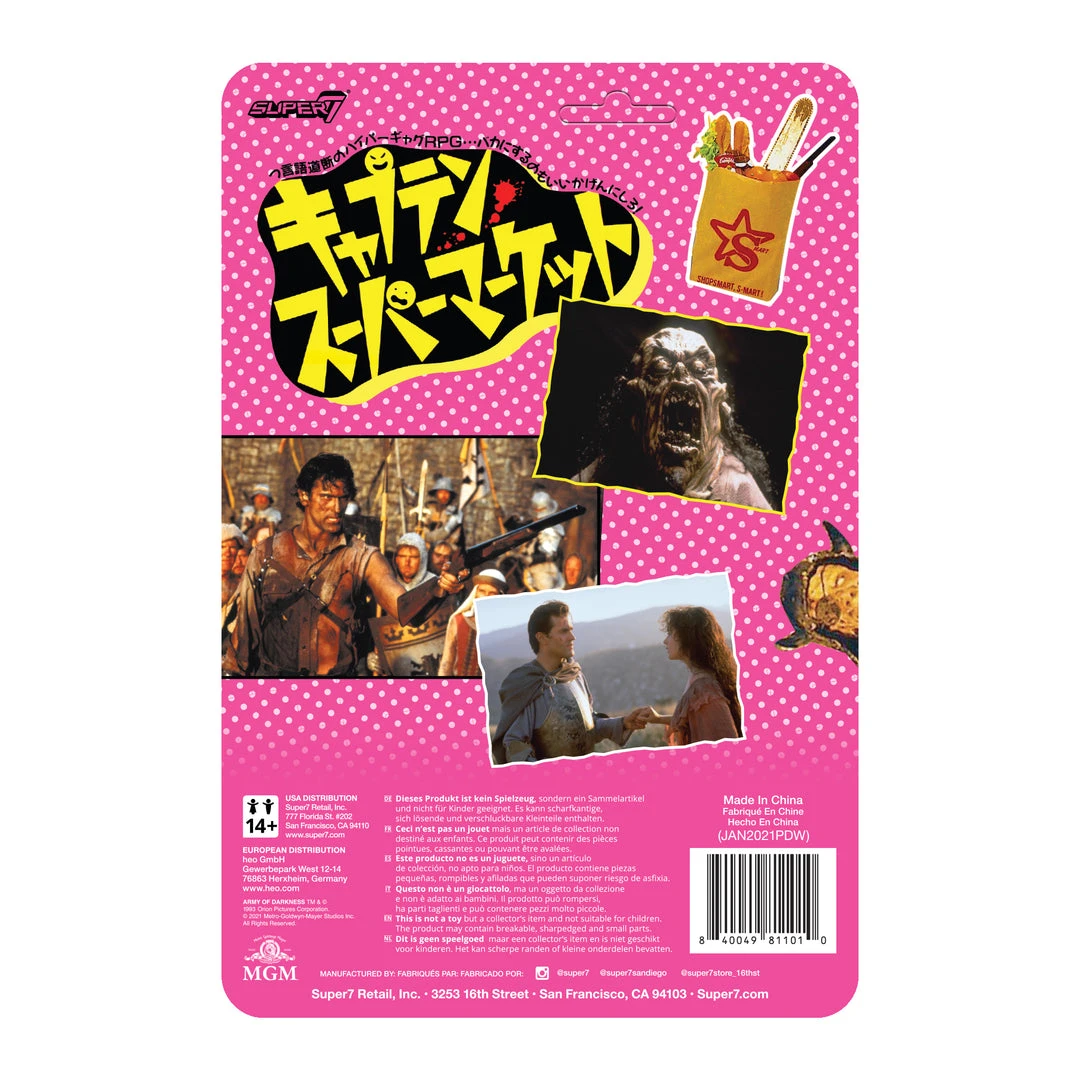 Super7 Army Of Darkness ReAction Figure - Hero Ash (Japanese Movie Poster) Movies & TV 5 Super7 Army Of Darkness ReAction Figure - Hero Ash (Japanese Movie Poster) Movies & TV