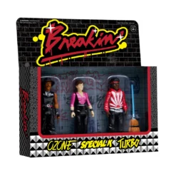 Super7 Movies & TV Breakin' ReAction Figures - 3-Pack [Ozone, Special K, Turbo] (Metallic)