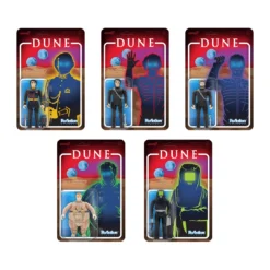 Super7 Movies & TV Dune ReAction Full Set - Wave 1 (Set Of 5)