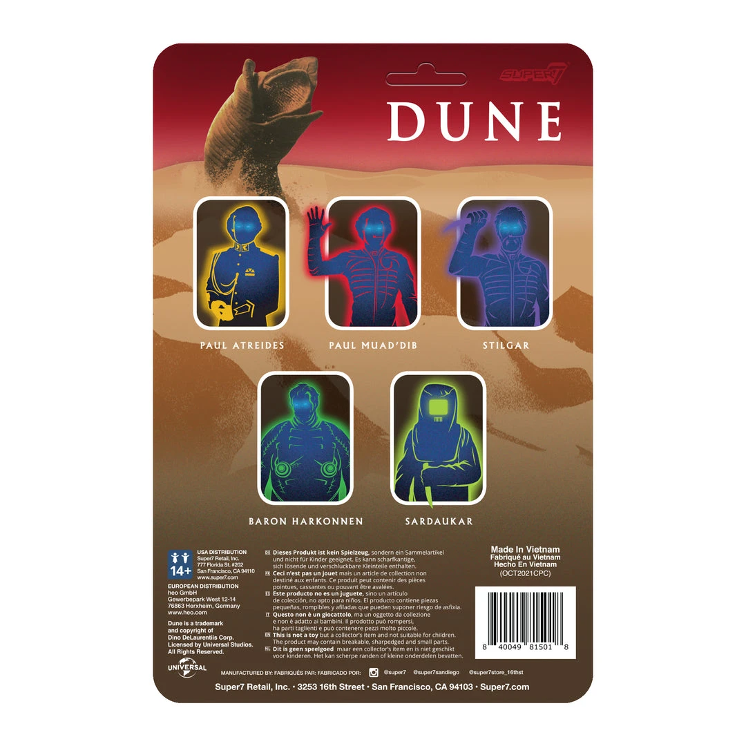 Super7 Dune ReAction Figure Wave 1 - Stilgar Movies & TV 5 Super7 Dune ReAction Figure Wave 1 - Stilgar Movies & TV