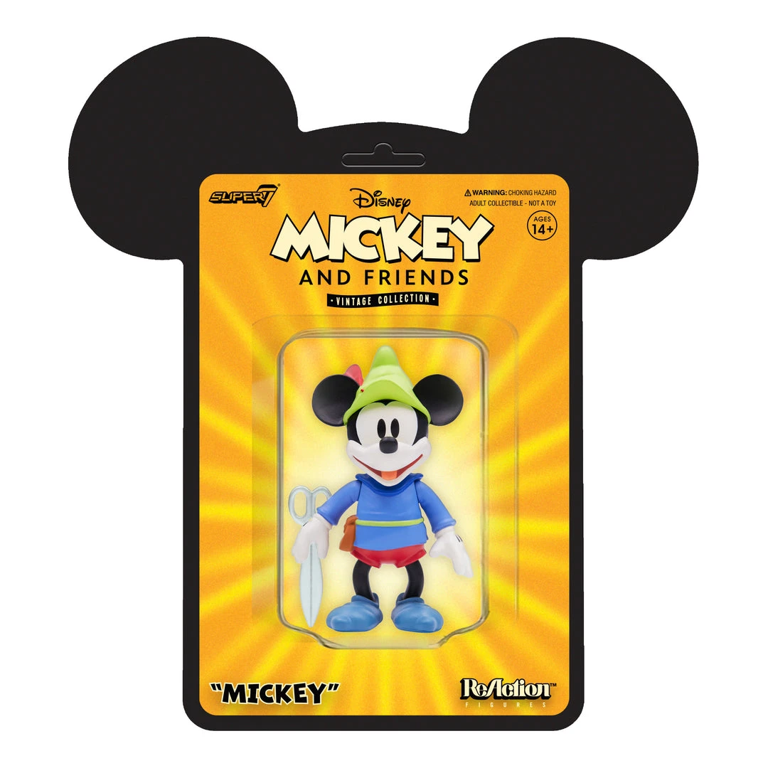 Super7 Disney ReAction Figures - Vintage Collection Wave 1 - Brave Little Tailor Mickey Mouse
