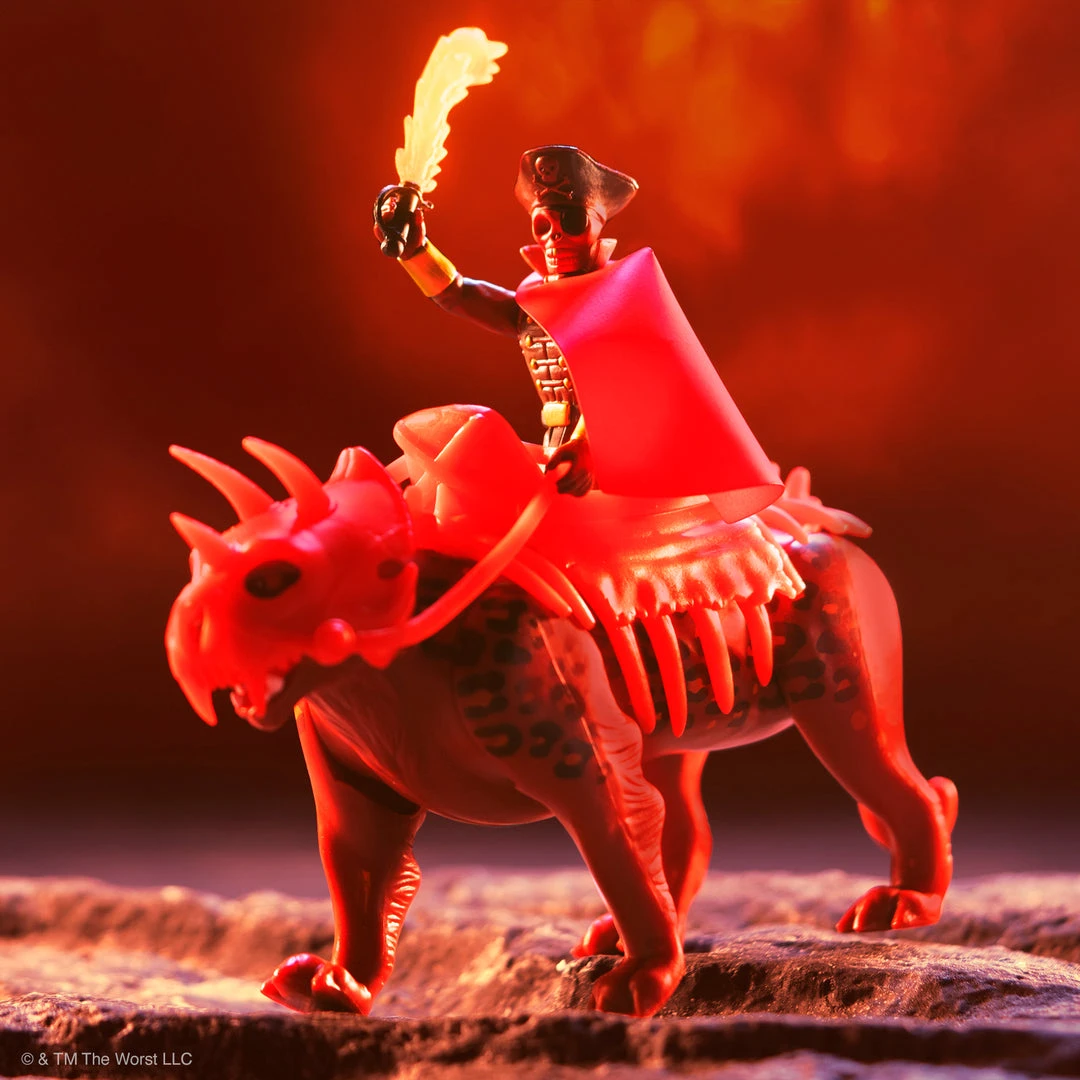 SUPER7 Sales 51 Super7 The Four Worstmen Of The Apocalypse ReAction Figure - Captain Deadstar And War Jaguar The Worst