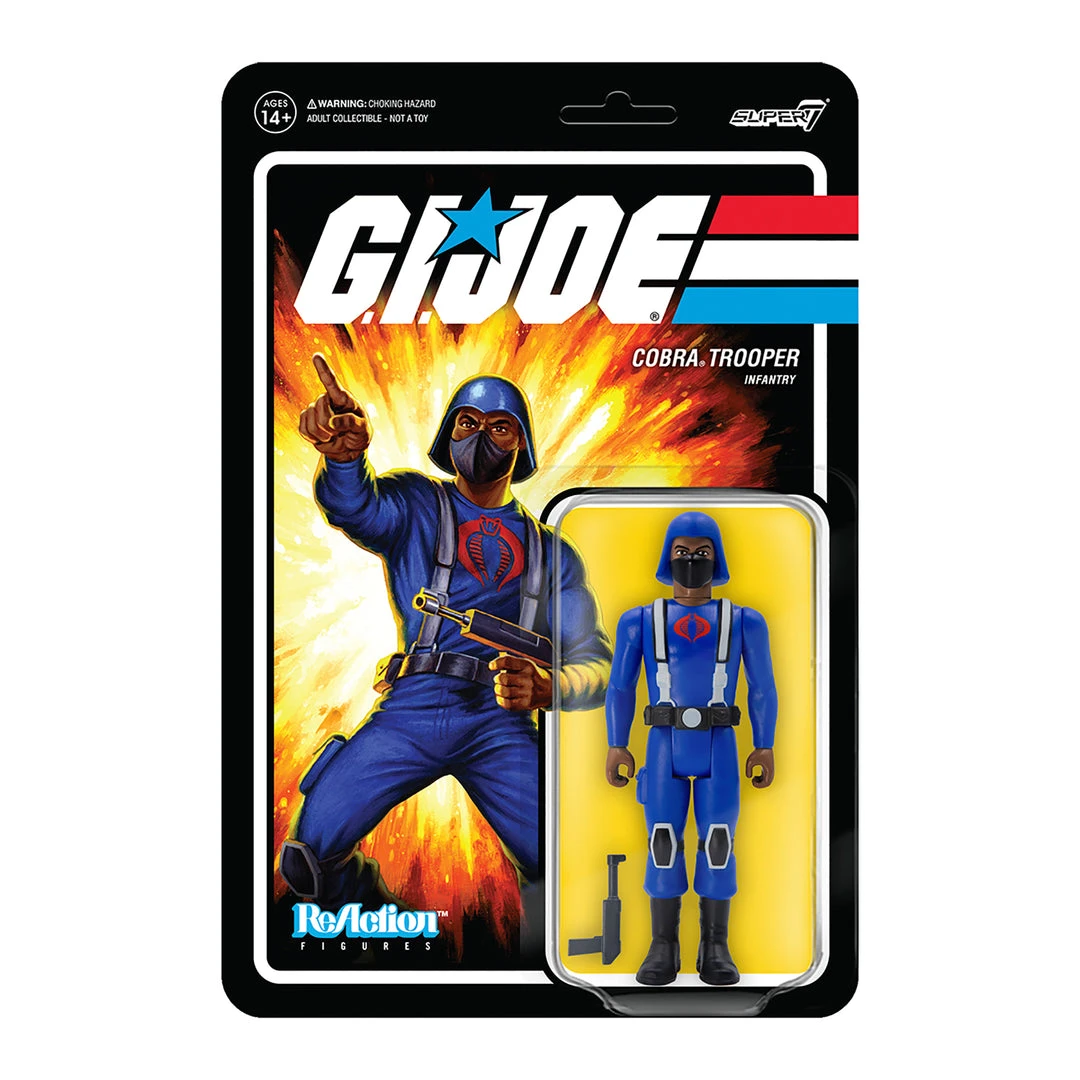 Super7 G.I. Joe ReAction Figures Wave 1 - Cobra Trooper H-back (Brown) 3 Super7 G.I. Joe ReAction Figures Wave 1 - Cobra Trooper H-back (Brown)