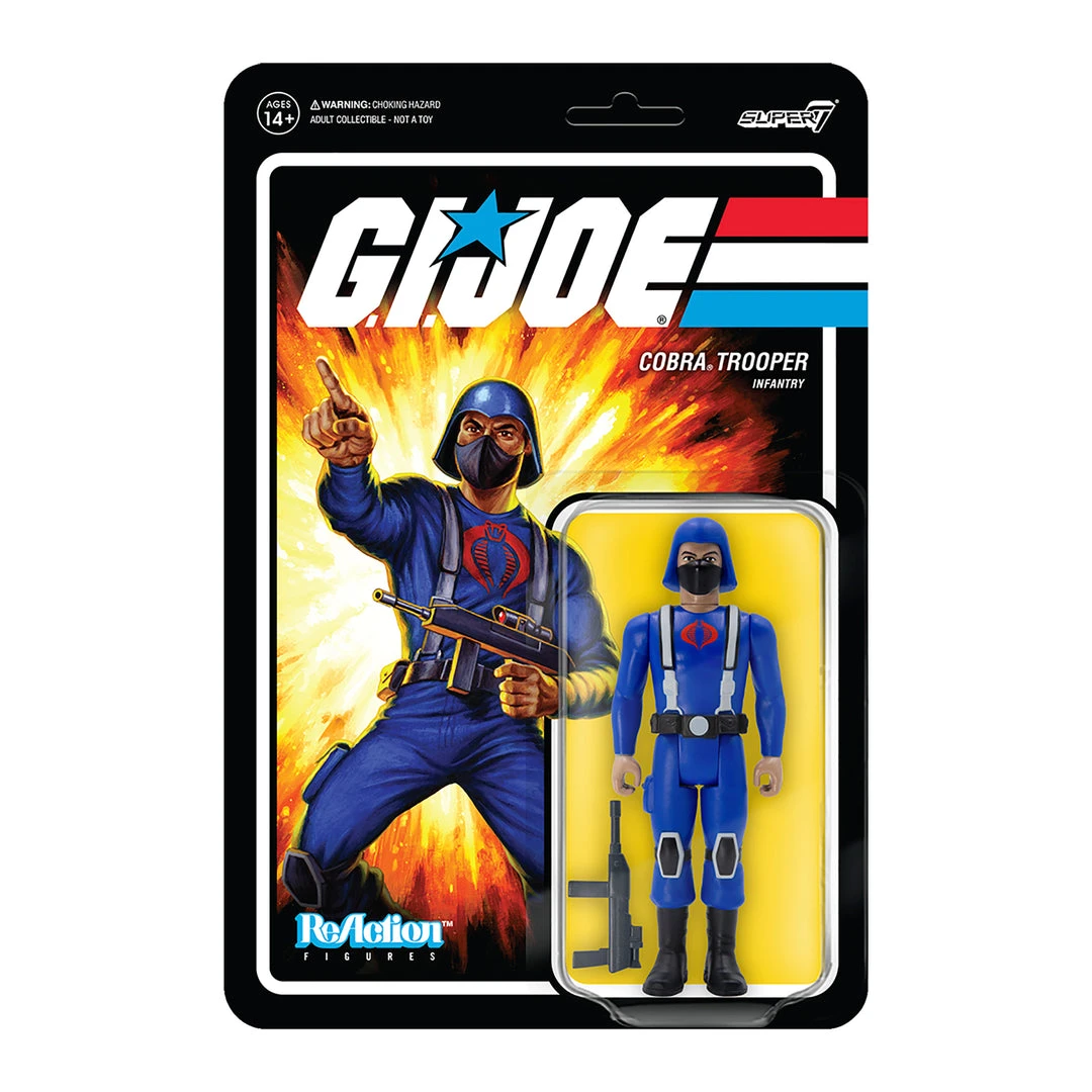 Super7 G.I. Joe ReAction Figures Wave 1 - Cobra Trooper Y-back (Tan) 3 Super7 G.I. Joe ReAction Figures Wave 1 - Cobra Trooper Y-back (Tan)