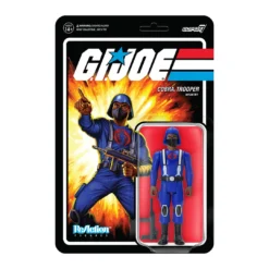 Super7 Movies & TV G.I. Joe ReAction Figures Wave 1 - Cobra Trooper Y-back (Brown)