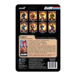 Super7 G.I. Joe ReAction Figures Wave 1 - Scarlett 7 Super7 G.I. Joe ReAction Figures Wave 1 - Scarlett