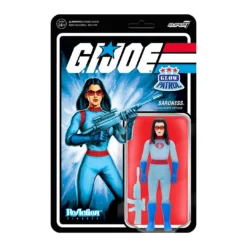 Super7 Movies & TV G.I. Joe ReAction Figures Wave 1b - Baroness (Glow Patrol)