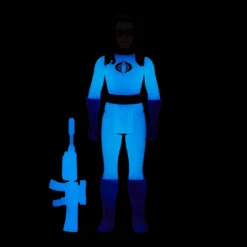 Super7 Movies & TV G.I. Joe ReAction Figures Wave 1b - Baroness (Glow Patrol) 8 Super7 Movies & TV G.I. Joe ReAction Figures Wave 1b - Baroness (Glow Patrol)