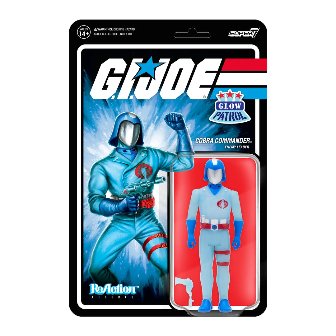 Super7 G.I. Joe ReAction Figures Wave 1b - Cobra Commander (Glow Patrol) 3 Super7 G.I. Joe ReAction Figures Wave 1b - Cobra Commander (Glow Patrol)