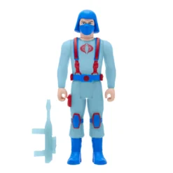 Super7 G.I. Joe ReAction Figures Wave 1b - Cobra Trooper Y-back (Glow Patrol) Movies & TV