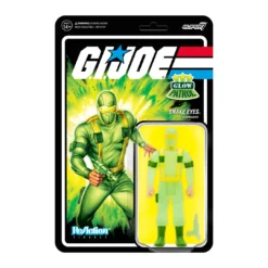 Super7 Movies & TV G.I. Joe ReAction Figures Wave 1b - Snake Eyes (Glow Patrol)