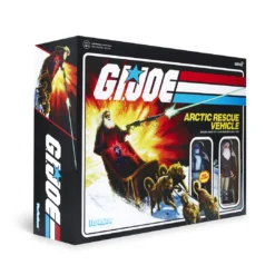 Super7 G.I. Joe ReAction Figures - Arctic Rescue Vehicle (Snake Eyes & Blind Woodsman) Movies & TV