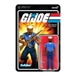 Super7 G.I. Joe ReAction Figures Wave 2 - Blueshirt Beard (Brown)