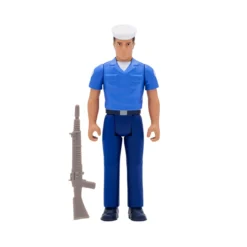 Super7 Movies & TV G.I. Joe ReAction Figures Wave 2 - Blueshirt Clean-Shaven (Tan)