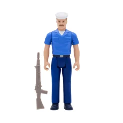 Super7 Movies & TV G.I. Joe ReAction Figures Wave 2 - Blueshirt Mustache (Pink)
