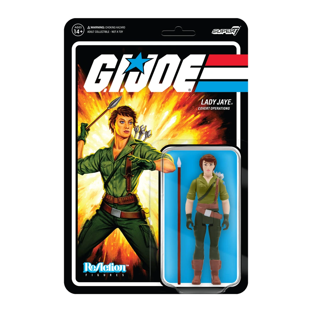 Super7 Movies & TV G.I. Joe ReAction Figures Wave 2 - Lady Jaye 3 Super7 Movies & TV G.I. Joe ReAction Figures Wave 2 - Lady Jaye