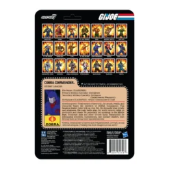 Super7 G.I. Joe ReAction Figures Wave 3 - Cobra Commander (Toy Colors) 7 Super7 G.I. Joe ReAction Figures Wave 3 - Cobra Commander (Toy Colors)